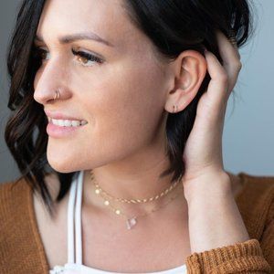 Tiny Twist Earrings (Sterling Silver)